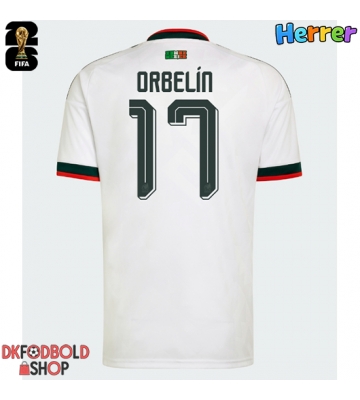 Mexico Orbelin Pineda #17 Udebanetrøje VM 2026 Kort ærmer